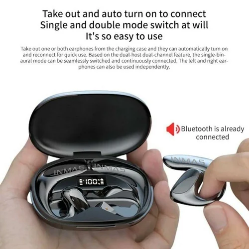 Bone Conduction Headphones Bluetooth Xiaomi | Air Conduction Bluetooth - Image 4