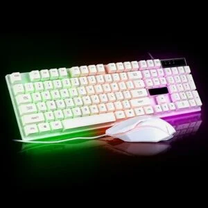 Ninja Dragons White Knight Gaming Keyboard and Mouse Ninja Dragons White Knight Gaming Keyboard and Mouse