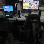 DreamHack 2025 BYOC setup showing fighting game tournament endurance gear