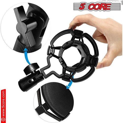 5Core Microphone Boom Arm with Shock Mount & Pop Filter - Image 6