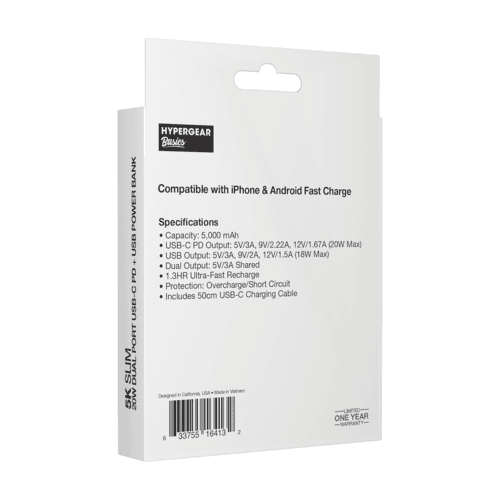 HyperGear 5000mAh PD20W Dual-Port PowerPack - Image 7