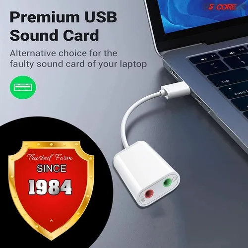 USB sound card for lavalier microphone setup