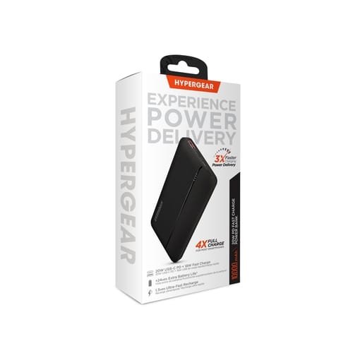 HyperGear power bank with 3X faster power delivery
