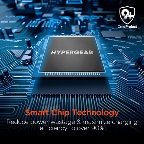 HyperGear smart chip technology close‑up