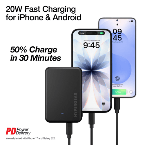 HyperGear 5000mAh PD20W Dual-Port PowerPack - Image 5