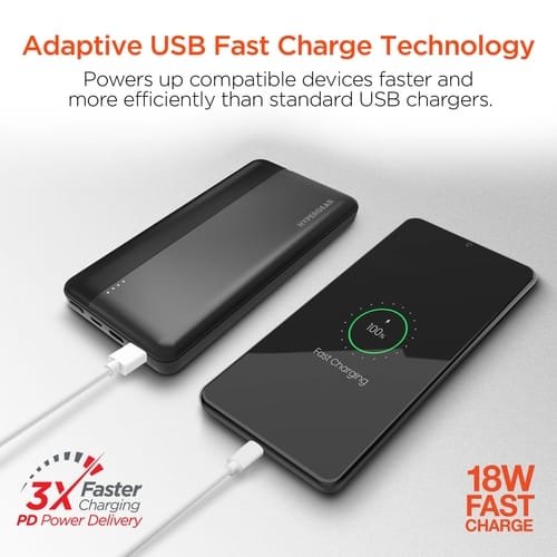 HyperGear adaptive fast charge technology infographic
