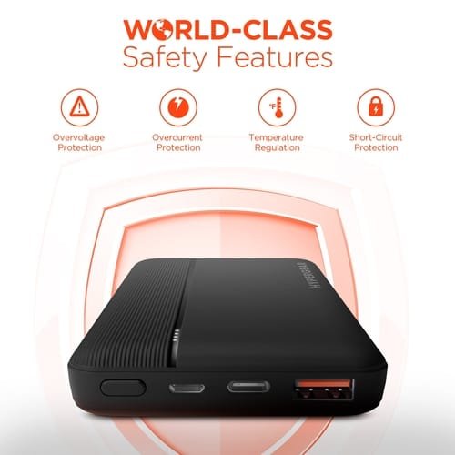 HyperGear power bank with 3X faster power delivery